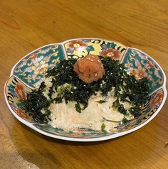 明太とろろポテサラ