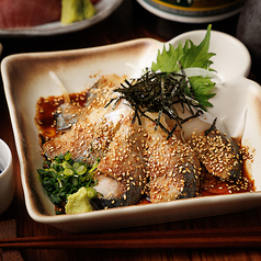 炙り〆鯖お造り