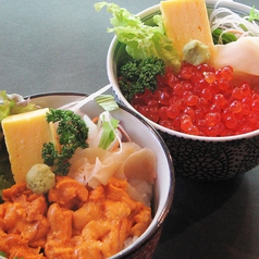 ミニ丼（イクラ、鮪、うに）