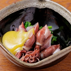 ホタルイカからし酢味噌