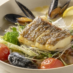 本日鮮魚のソテー　湖畔仕立て