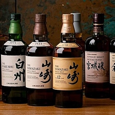◆日本酒、焼酎はもちろん、ジャパニーズウィスキーまで