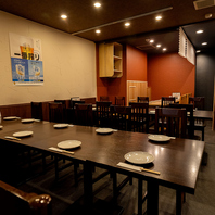 最大30名様で貸切空間に