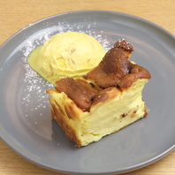 季節を味わうバスクチーズケーキ
