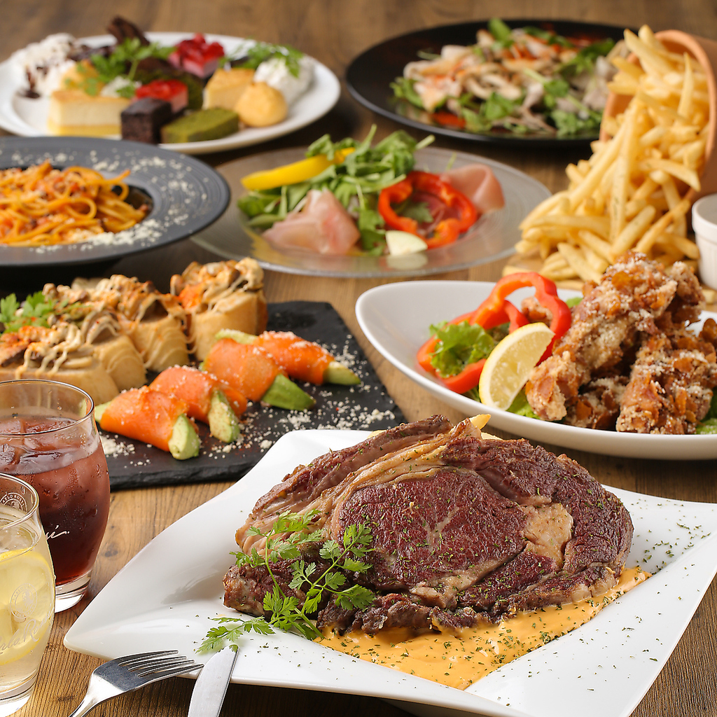 1番人気の「肉コース」「ゴージャス肉コース」ボリューム満点！断然肉派はこちら♪