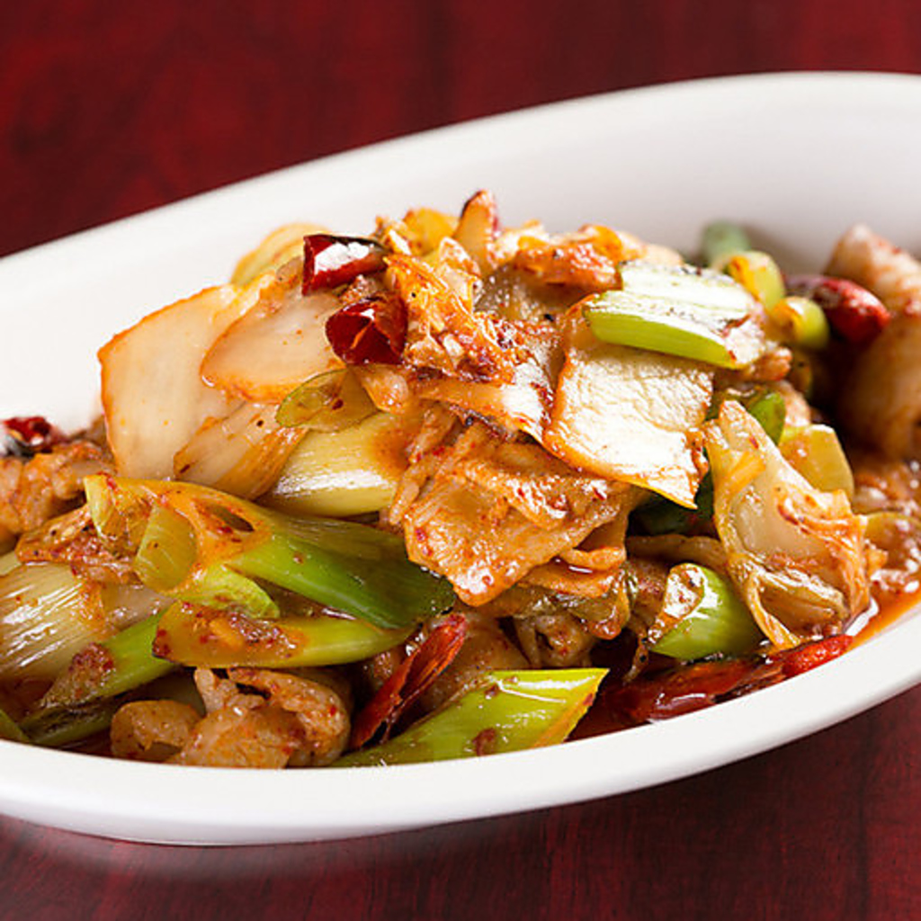 温かいものは温かいうちに。炒め物は中華の定番です。