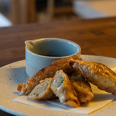 鶏皮餃子
