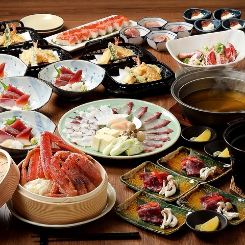 北海道の厳選された食材を使用した、こだわりメニューが勢揃い♪