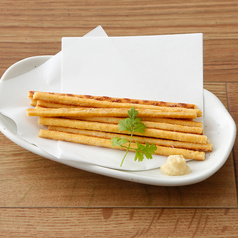 【辛】山わさびプレッツェル 山わさび添え/つぶ貝わさび(アヤボラ)