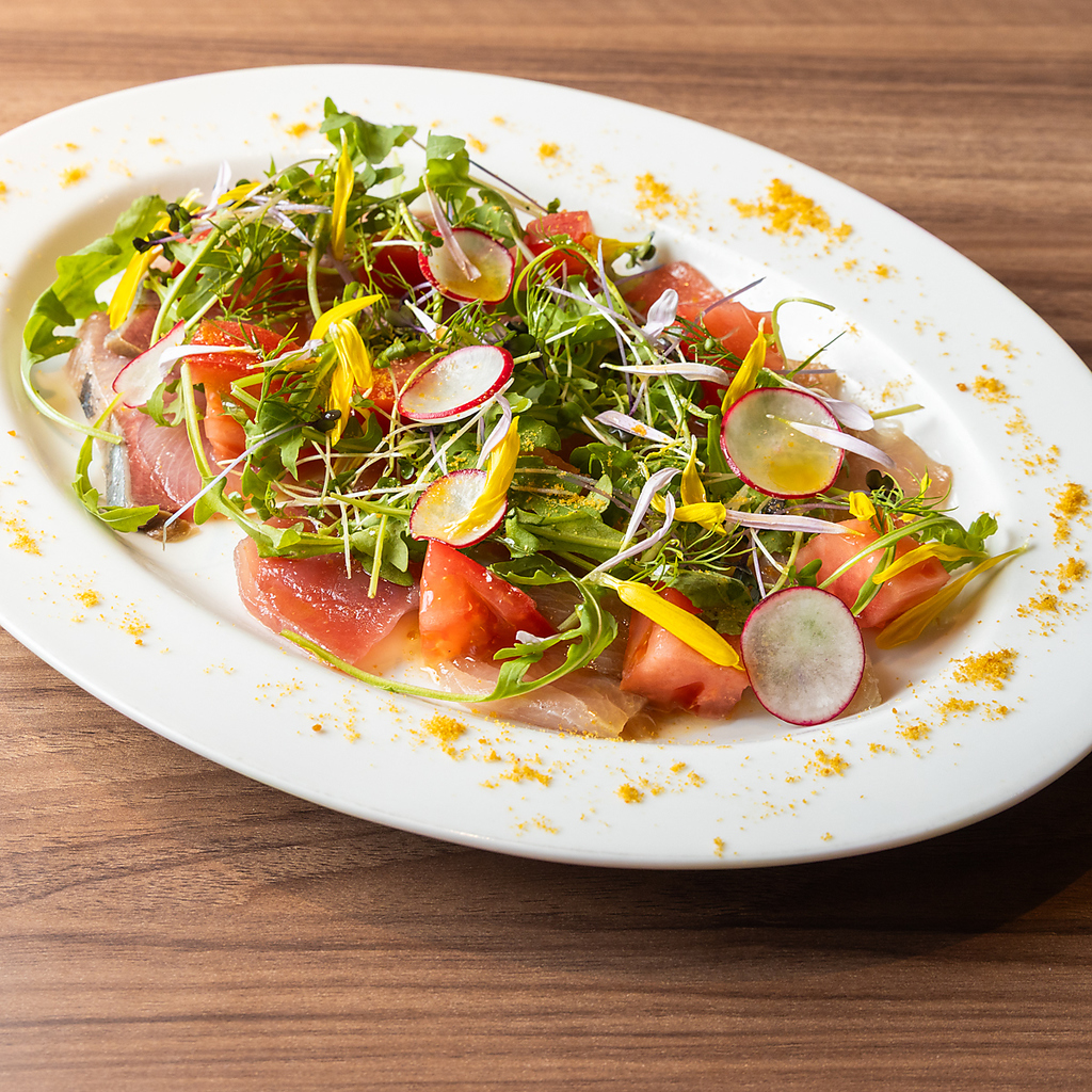 豊洲直送！！鮮魚の３種カルパッチョ