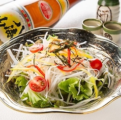 彩り大根とジャコサラダ