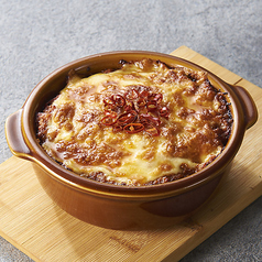 アラビアータ風ミートグラタンパスタ