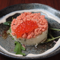 鮭とイクラのポテトサラダ