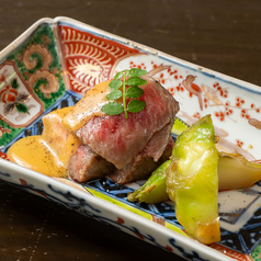 和牛もも肉のたたき