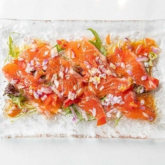 国産サーモンのカルパッチョ