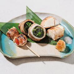 自分で焼ける！？野菜巻き串3種