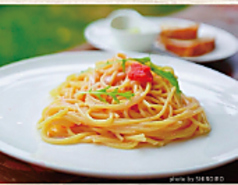 明太子クリームスパゲッティ