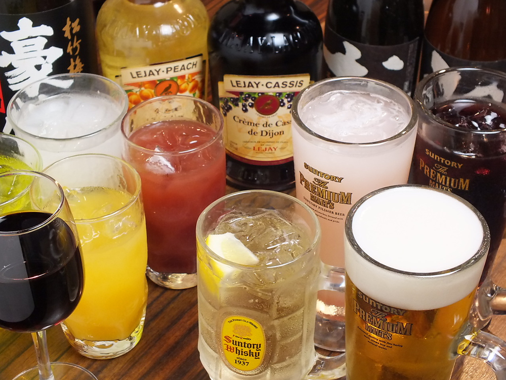 飲み放題も充実！お肉と一緒に楽しもう☆