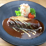 牛イチボのカツレツ　デミソース