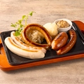 料理メニュー写真&nbsp;ソーセージ５種盛合せ
