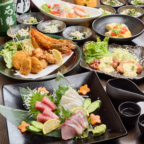優雅な大人の和空間で旬を迎えた新鮮な食材と厳選の銘酒を味わう♪上質なひと時を。