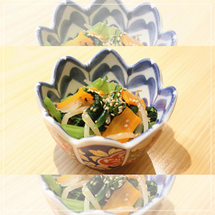 鶏むね肉のごまソース和え/小松菜ナムル