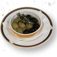 自家製オリーブマリネ