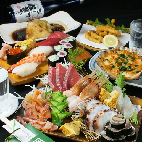 その時、仕入れた旬のネタで握られる自慢の江戸前寿司と海鮮メインの一品料理のお店★