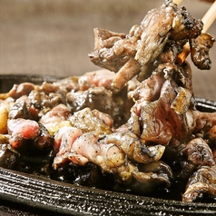 赤鶏ももの炭火焼き