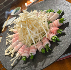 肉野菜巻きの写真