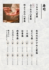 メニュー表
