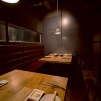 シックでおしゃれな個室空間☆