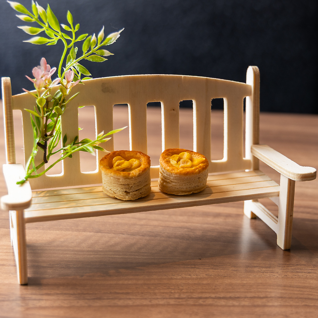 本日のアミューズ~とうもろこしの一口パイ~