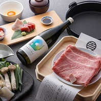 ももしきの看板商品「大和牛の上すき焼き」