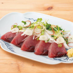 初鰹刺し 香味野菜