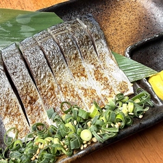 炙り〆さば からし醤油