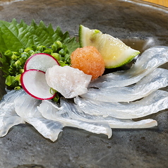 かぼすヒラメのお造り