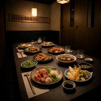 和情緒あふれるお席は2～80名様までご案内可能です！