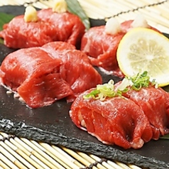 国産牛の肉寿司