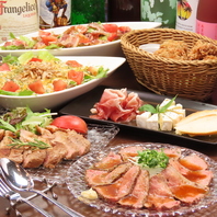 ナチョスにパスタ、牛カルビ丼！選べるフードメニュー♪