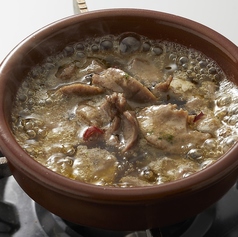 コリコリ砂肝のアヒージョ 