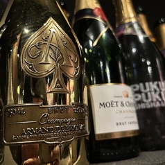 シャンパンもご用意できます