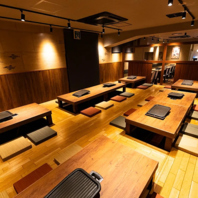 掘りごたつ席も完備♪カジュアルに本格韓国料理を楽しむ