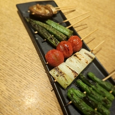 野菜焼き盛り 5本