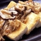 豆腐とキノコのガーリックステーキ