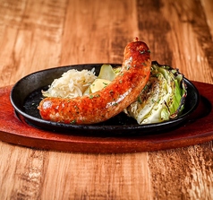 名物 自家製極太ソーセージの写真