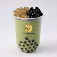 タイ風緑茶タピオカミルクティー