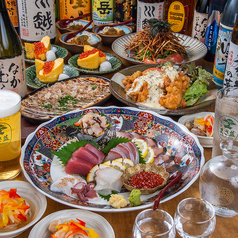 食堂まさ盆のコース写真