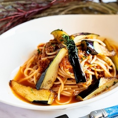 揚げ茄子とボロネーゼ