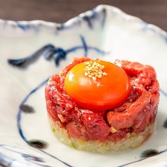 和牛の炙りユッケ風